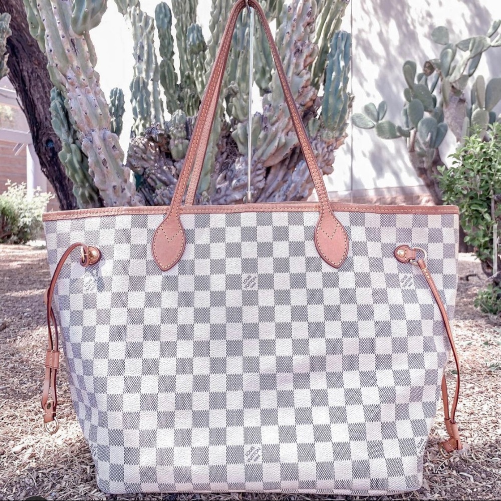 Louis Vuitton Damier Azur Neverful GM Ballerine